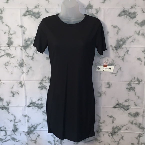 US 10 Fiona Basic Ribbed Crew Bodycon Dress - Picture 2 of 11